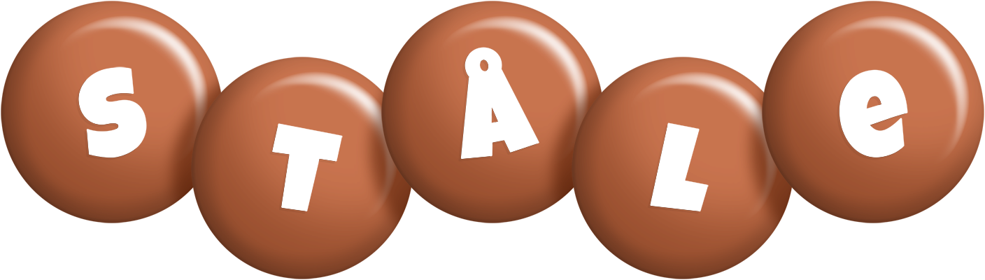 Ståle candy-brown logo