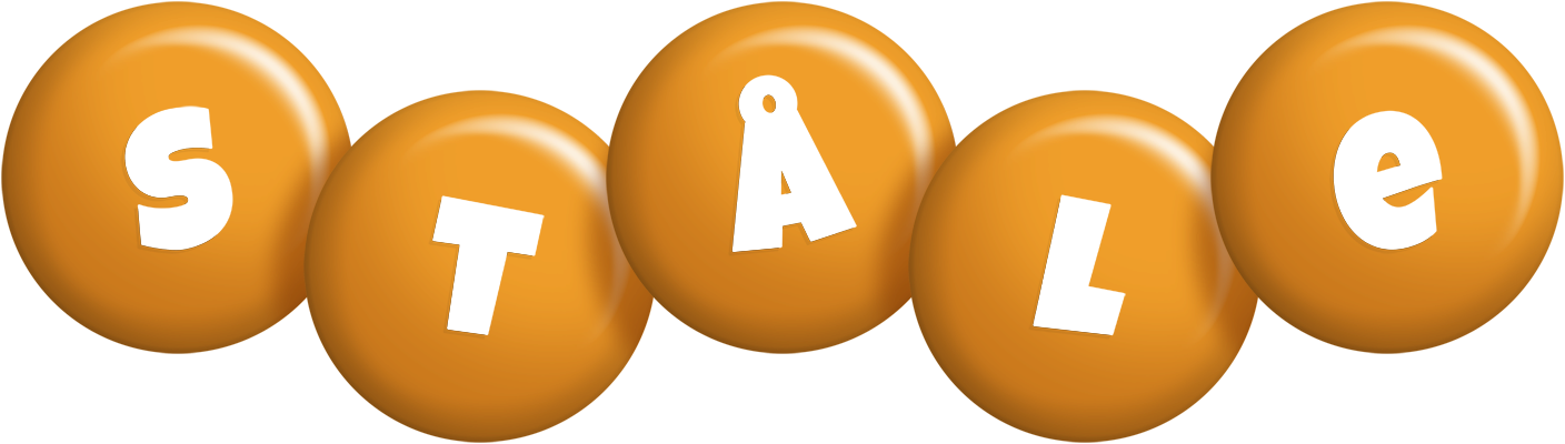 Ståle candy-orange logo