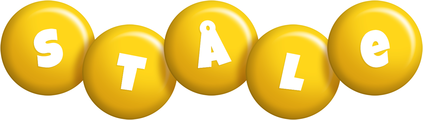 Ståle candy-yellow logo