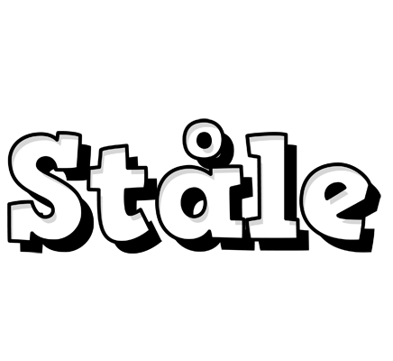 Ståle snowing logo