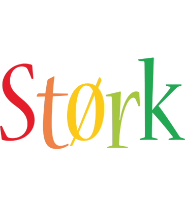 Størk birthday logo