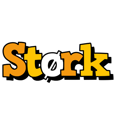 Størk cartoon logo