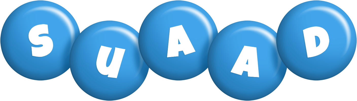 Suaad candy-blue logo