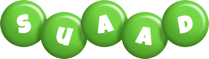 Suaad candy-green logo