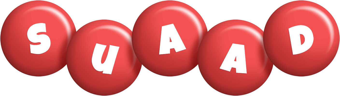 Suaad candy-red logo