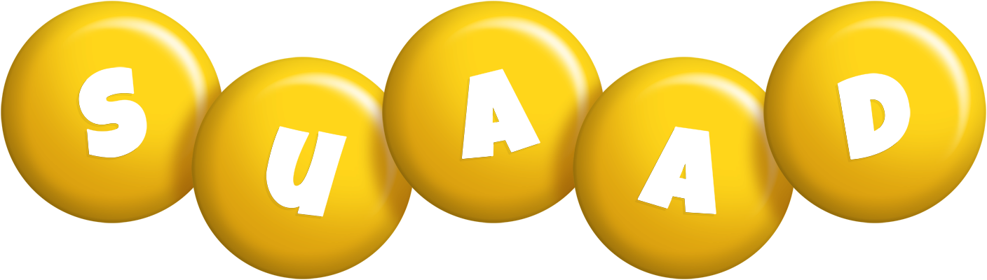 Suaad candy-yellow logo