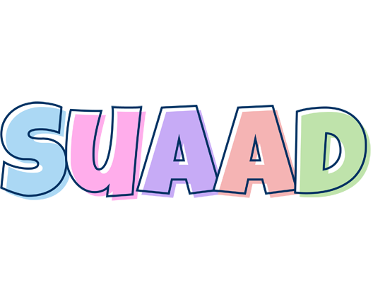 Suaad pastel logo