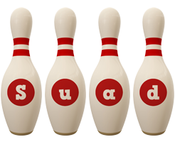 Suad bowling-pin logo