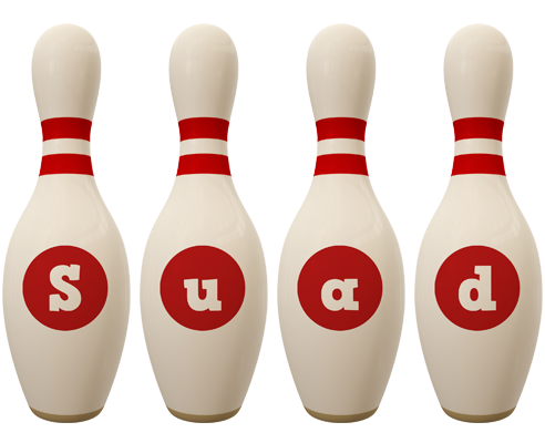 Suad bowling-pin logo