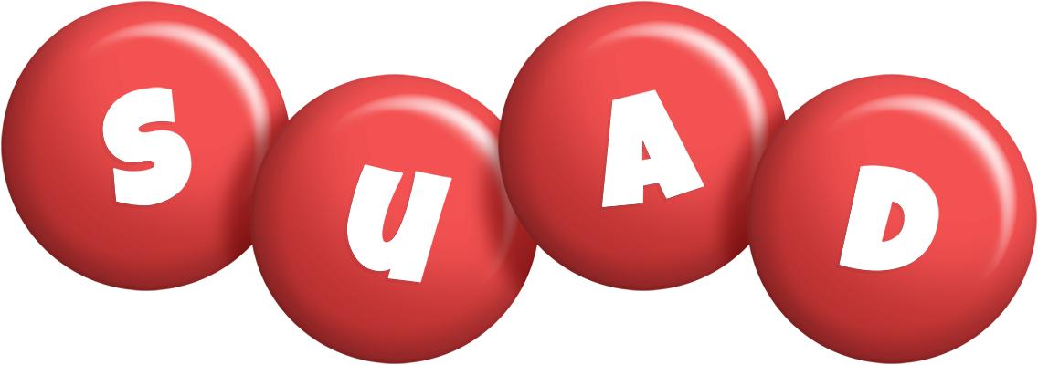 Suad candy-red logo