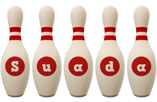 Suada bowling-pin logo