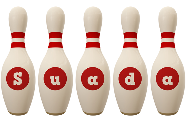 Suada bowling-pin logo