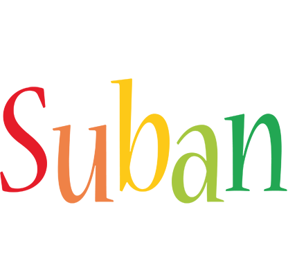 Suban birthday logo