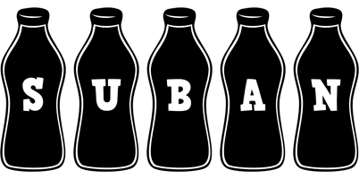 Suban bottle logo