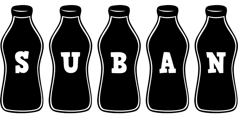 Suban bottle logo