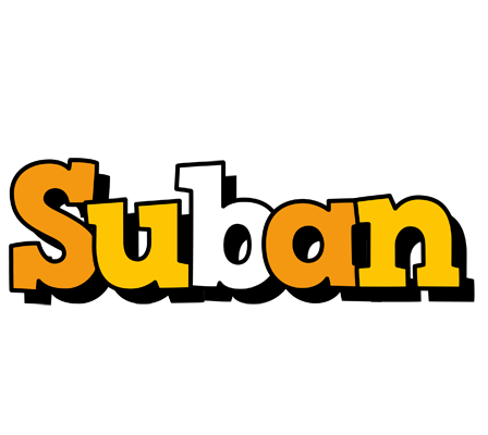 Suban cartoon logo