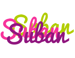 Suban flowers logo