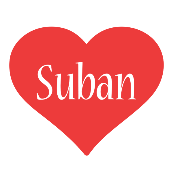 Suban love logo