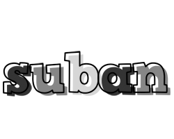 Suban night logo