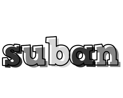 Suban night logo