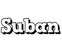 Suban snowing logo