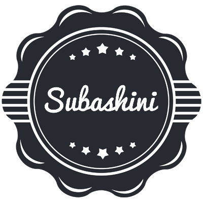 Subashini badge logo