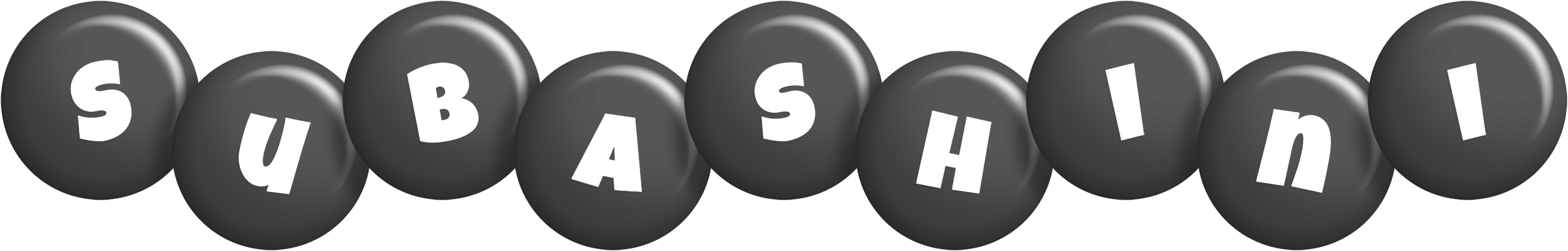 Subashini candy-black logo