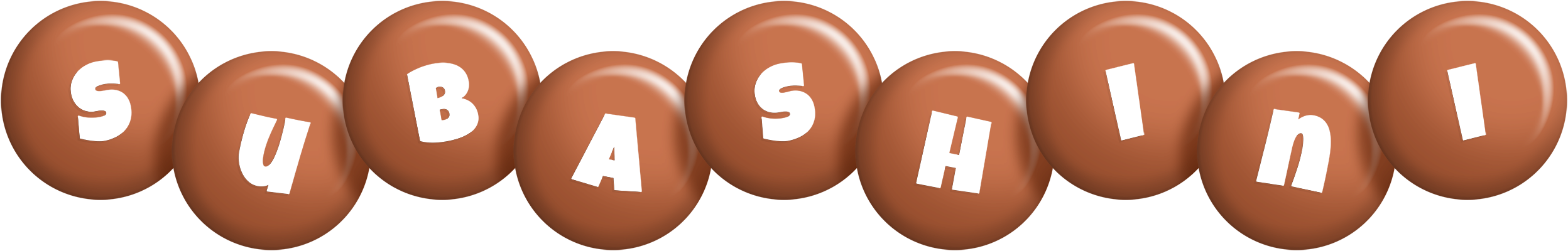 Subashini candy-brown logo
