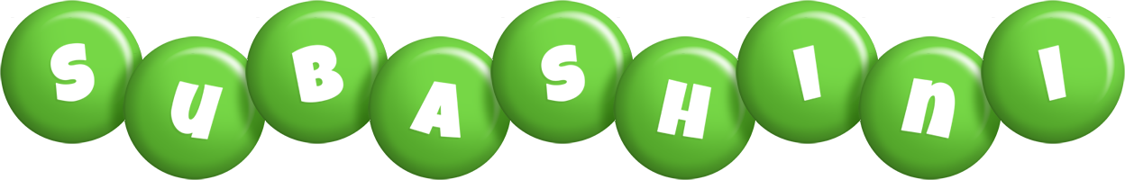 Subashini candy-green logo