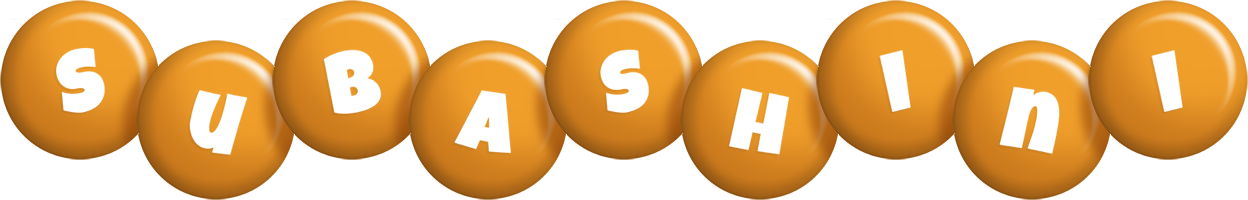 Subashini candy-orange logo