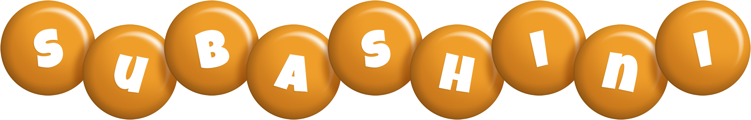Subashini candy-orange logo