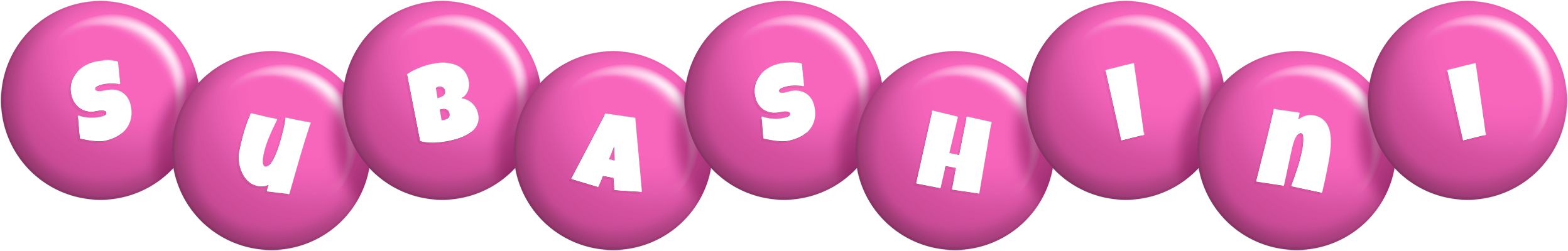 Subashini candy-pink logo