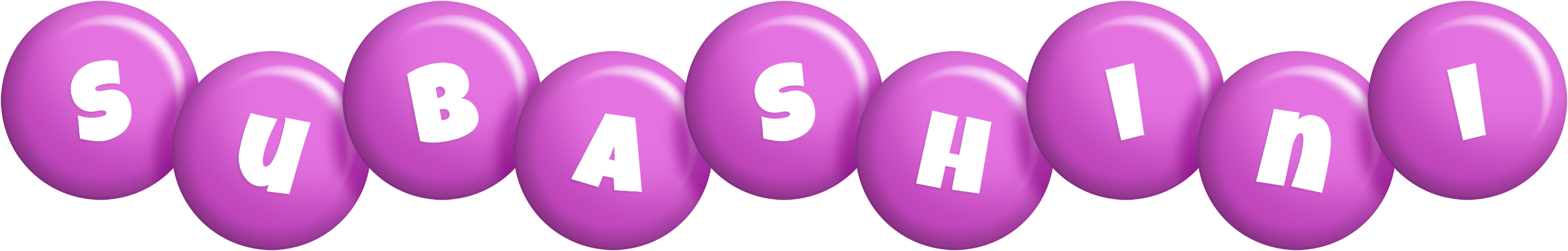 Subashini candy-purple logo