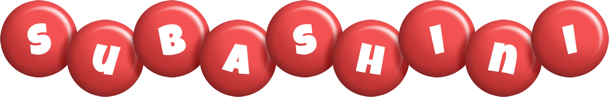 Subashini candy-red logo