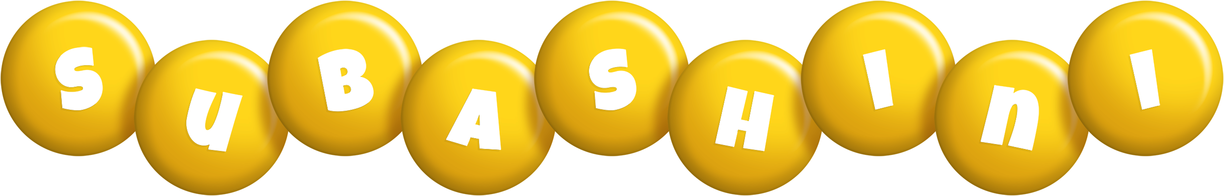 Subashini candy-yellow logo