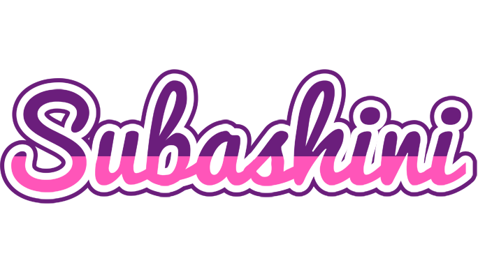 Subashini cheerful logo