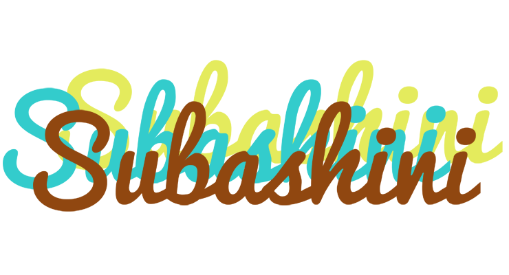 Subashini cupcake logo