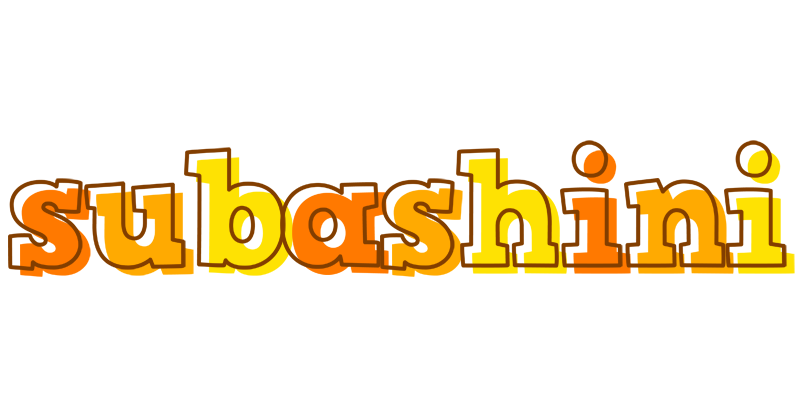 Subashini desert logo