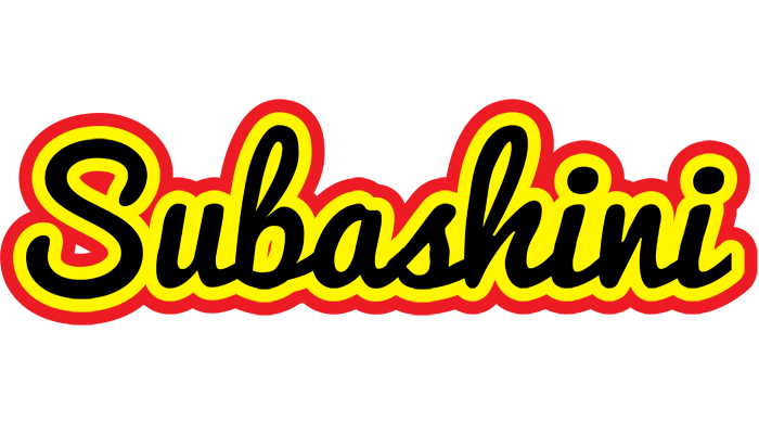 Subashini flaming logo