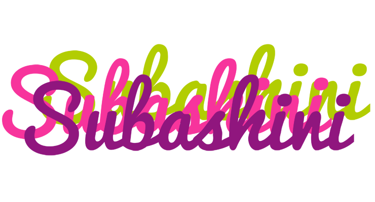 Subashini flowers logo