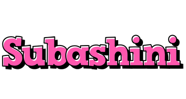 Subashini girlish logo