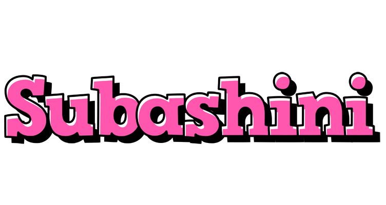 Subashini girlish logo