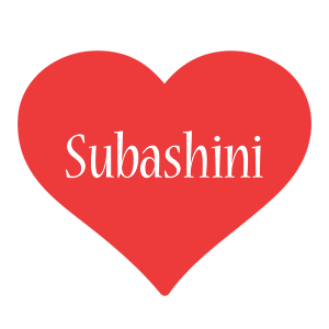 Subashini love logo