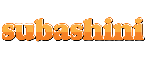 Subashini orange logo