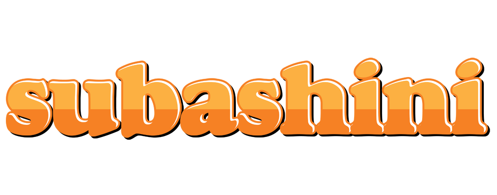 Subashini orange logo