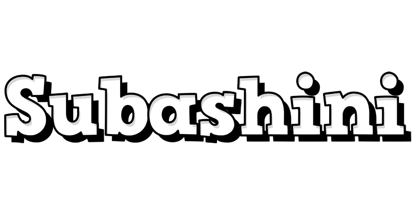 Subashini snowing logo