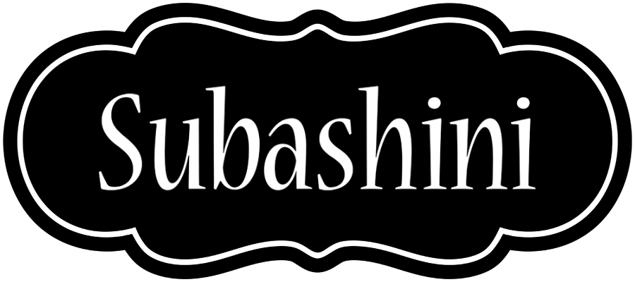 Subashini welcome logo