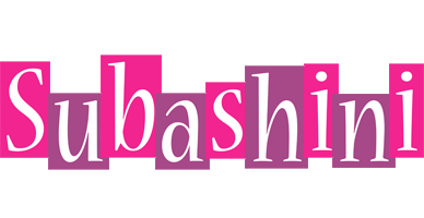 Subashini whine logo