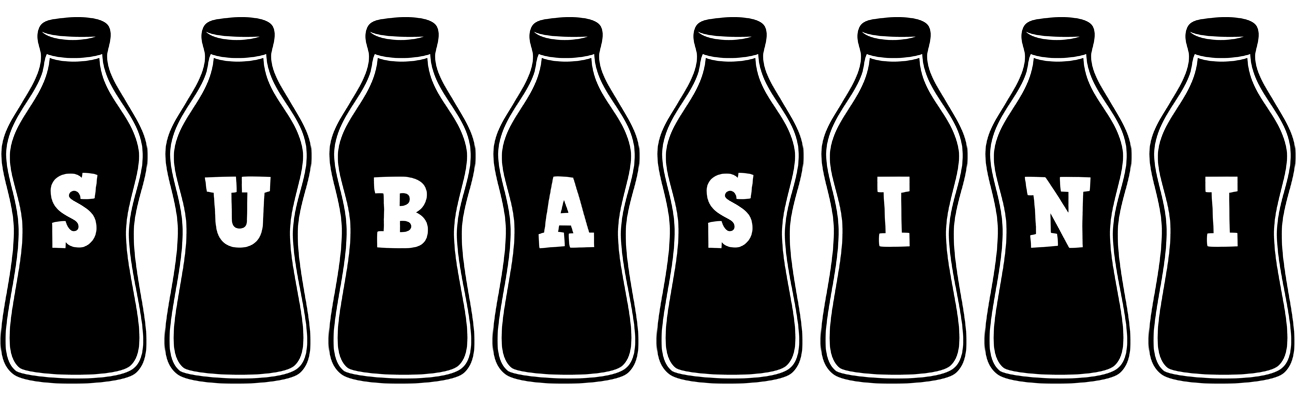 Subasini bottle logo