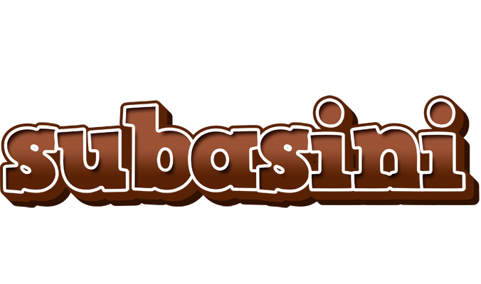 Subasini brownie logo